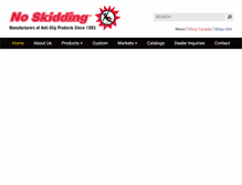 Tablet Screenshot of noskidding.com